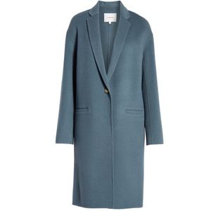Vince Double Face Wool Blend Coat 